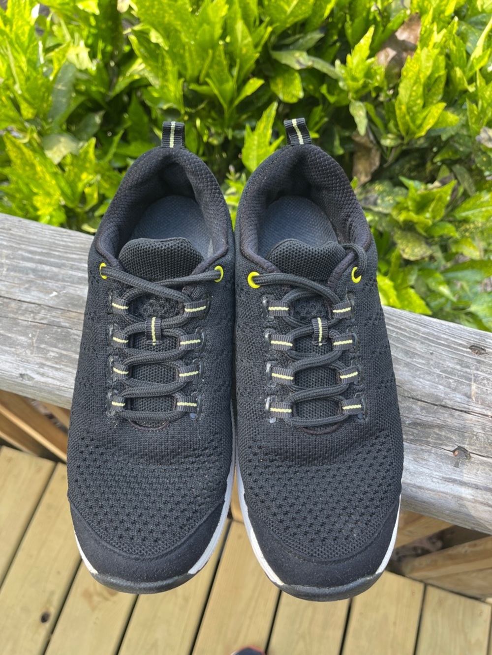 OrthoFeet Coral 981 Womens 8 Black Stretch Knit Athletic Comfort Sneaker Shoes - Picture 2 of 8